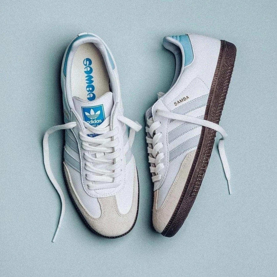 Adidas Samba Og Classic White Ice Blue